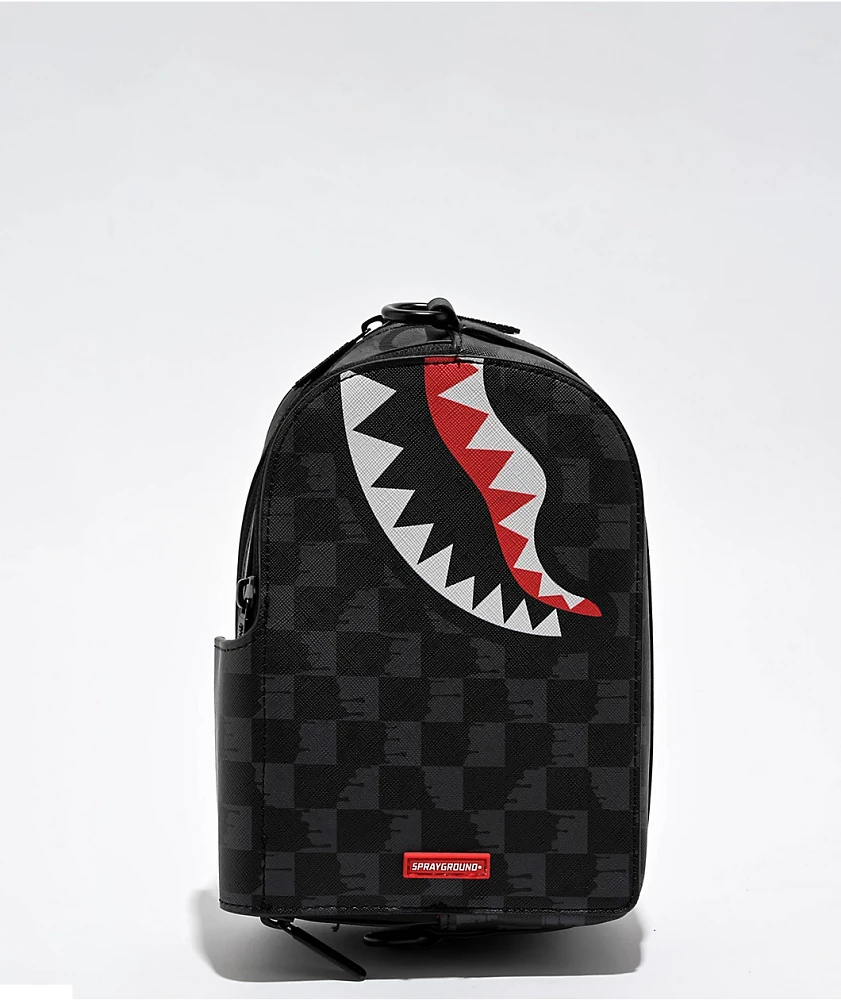 Sprayground Drip Checker Crossbody Bag | MainPlace Mall