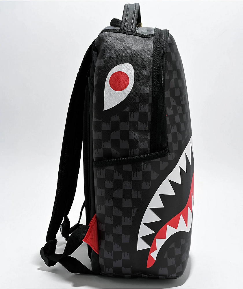 Sprayground Drip Checkerboard Shark Backpack at Hamilton Place in