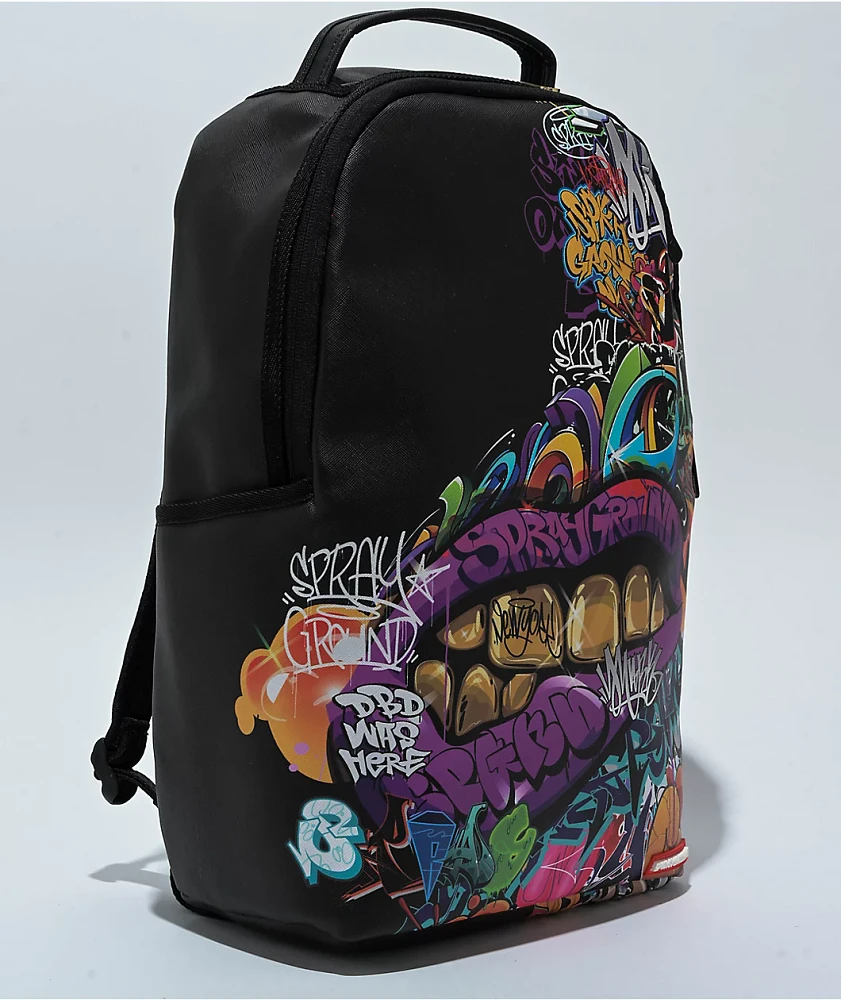 Sprayground Half Graffiti Black Backpack | MainPlace Mall