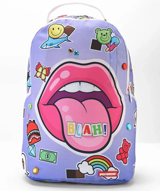 Sprayground Lip Service DLXSR Purple Backpack CoolSprings Galleria
