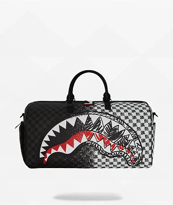 Sprayground Checker Shark Duffle Bag | MainPlace Mall