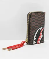 Sprayground Money Brown Checkered Wallet | MainPlace Mall