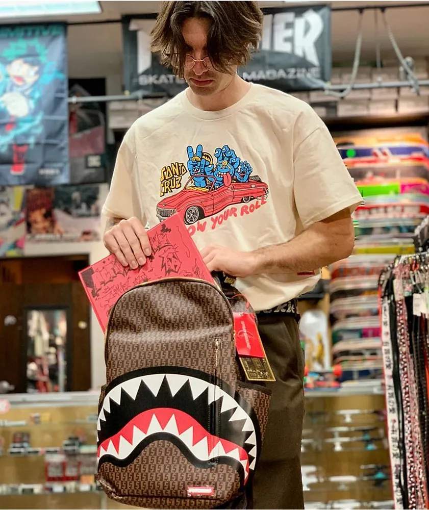 Sprayground checkered backpack sale