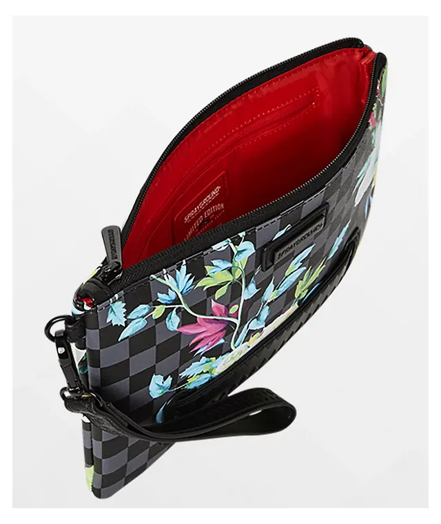 Sprayground Neon Floral Clutch Bag Pueblo Mall