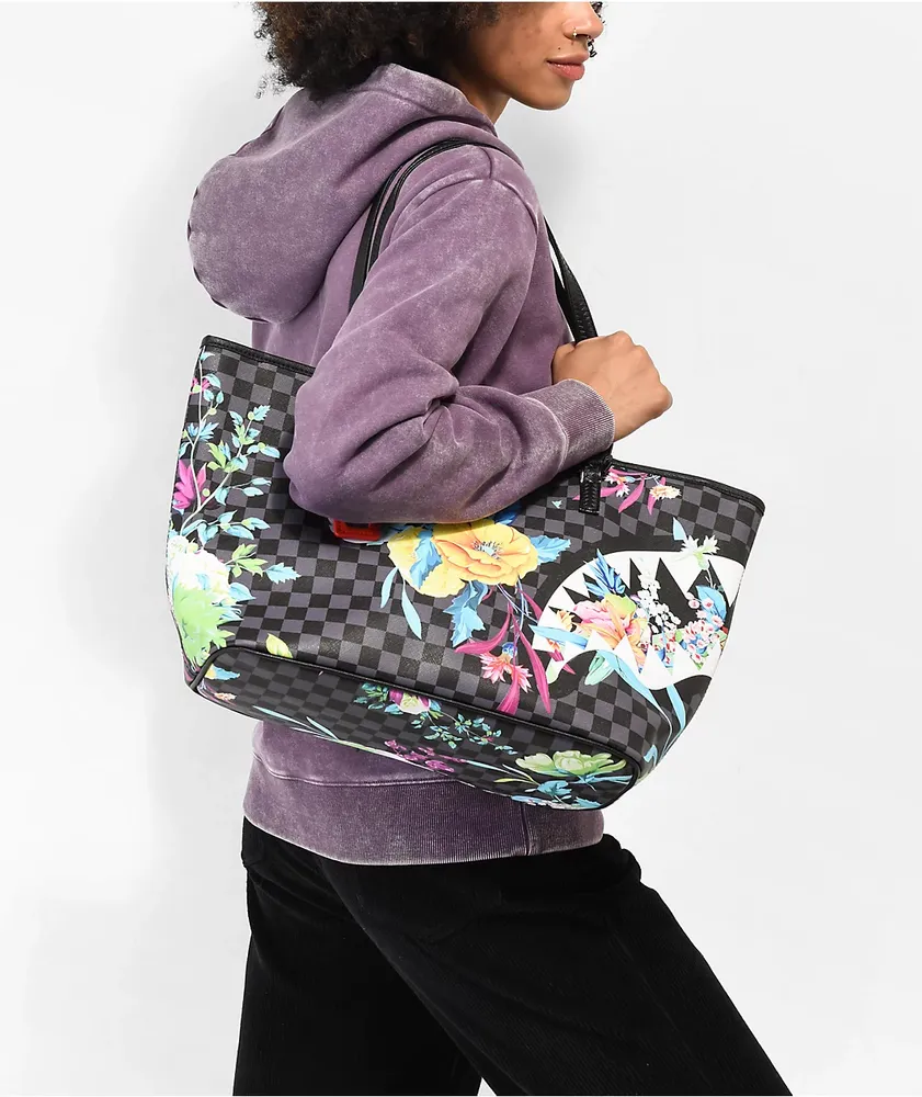 Sprayground Neon Floral Tote Bag Mall of America