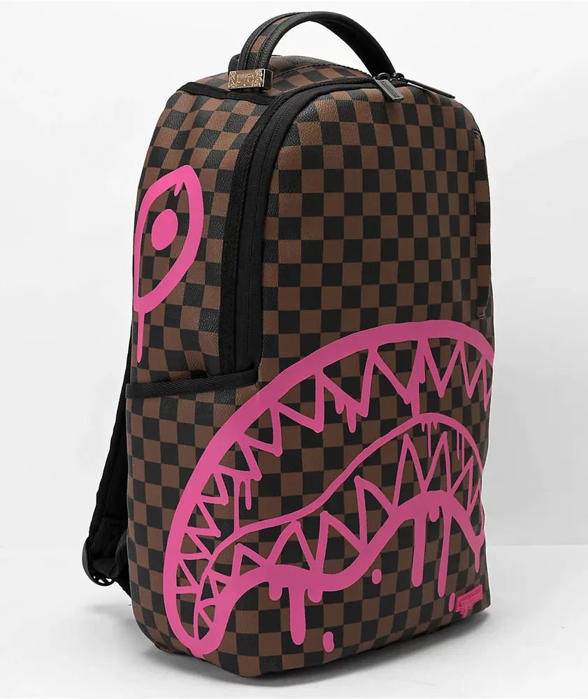 Pink store bape backpack