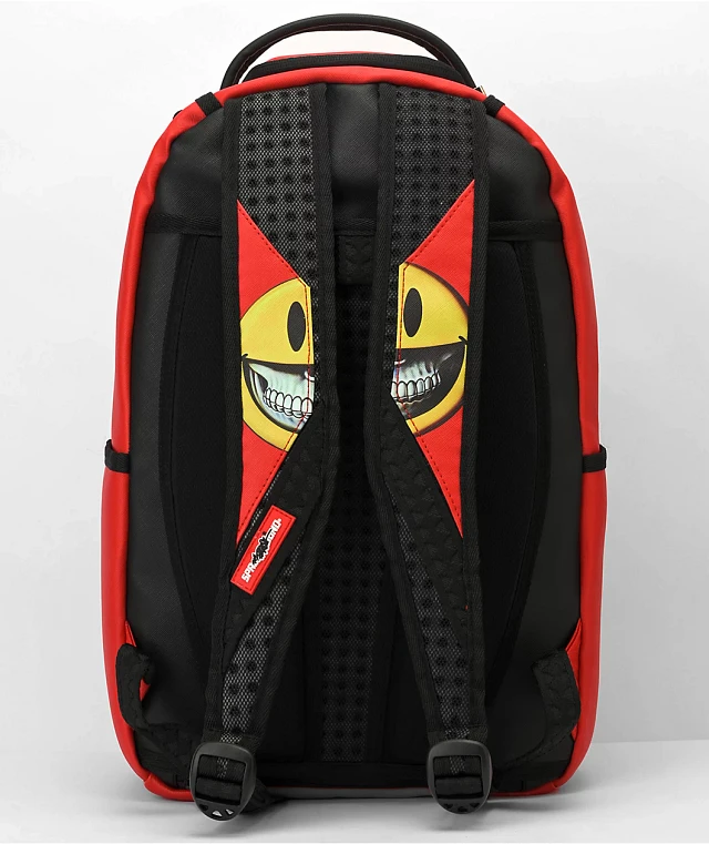 Sprayground Ron English Smile Red Backpack at CoolSprings Galleria