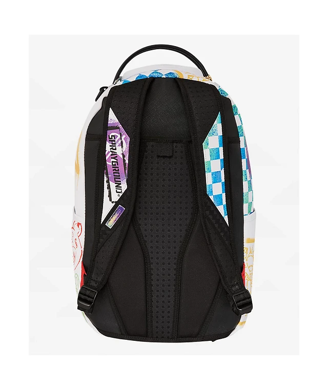 Sprayground Drip Checkerboard Shark Backpack | Shop Midtown