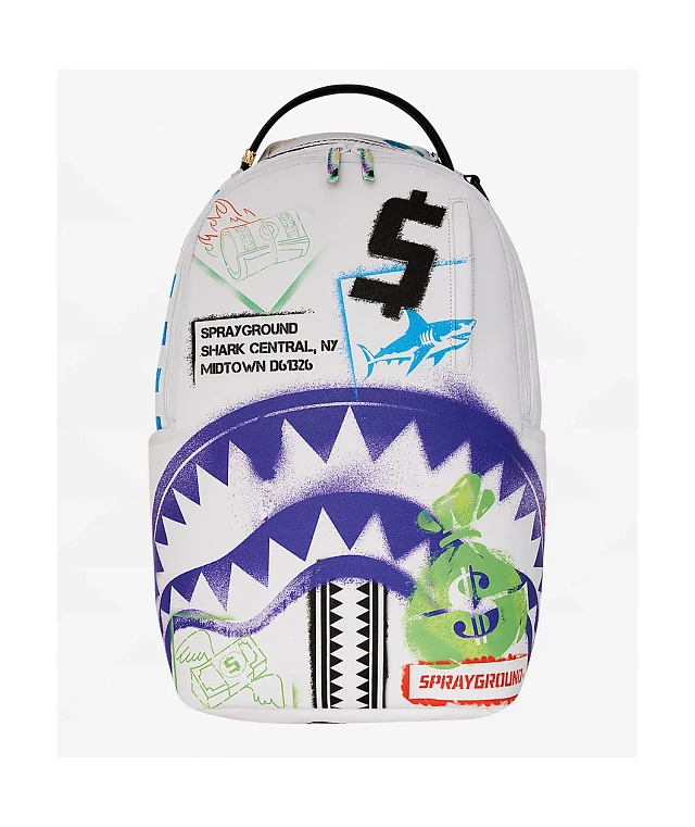 Sprayground Drip Checkerboard Shark Backpack | Shop Midtown