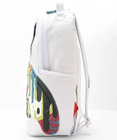 Sprayground Shark Trip DLXSV White Backpack at Hamilton Place in