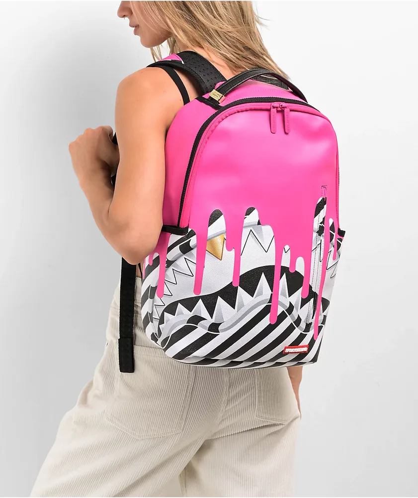 Sprayground pink backpack deals