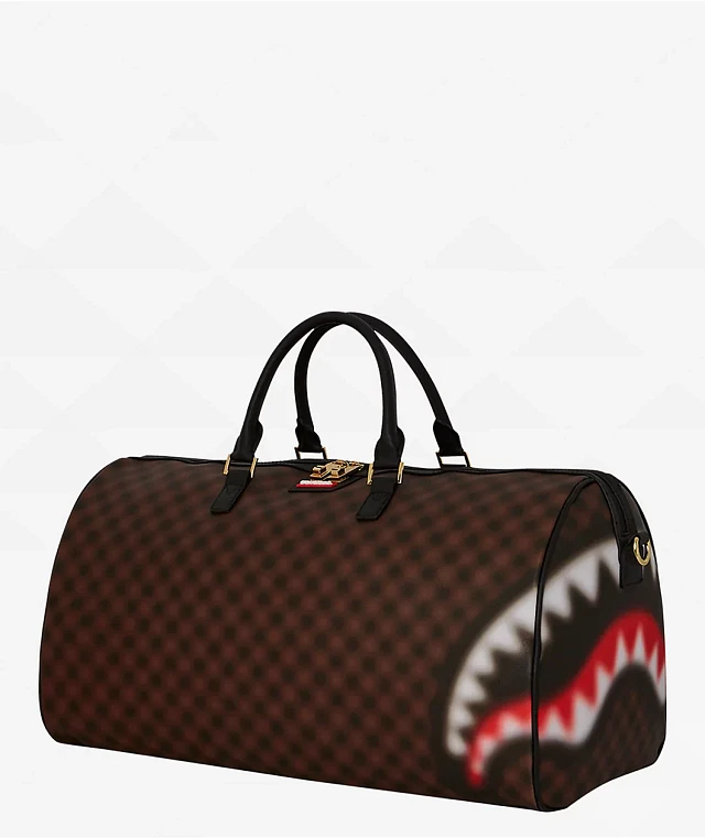 sprayground sharks ダッフルバッグ ボストンバッグ モノグラム