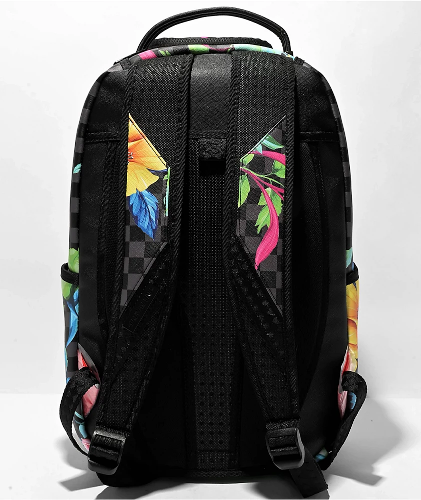 Sprayground Sip Neon DLXSV Black Checker Backpack at CoolSprings
