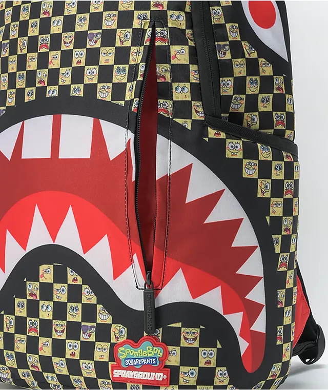 Sprayground Spongebob Checkered Backpack The Pen Centre