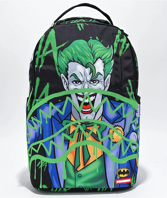 SPRAY GROUND × BATMAN リュック バックパック ジョーカー Sprayground x Batman Joker Slime Backpack at CoolSprings