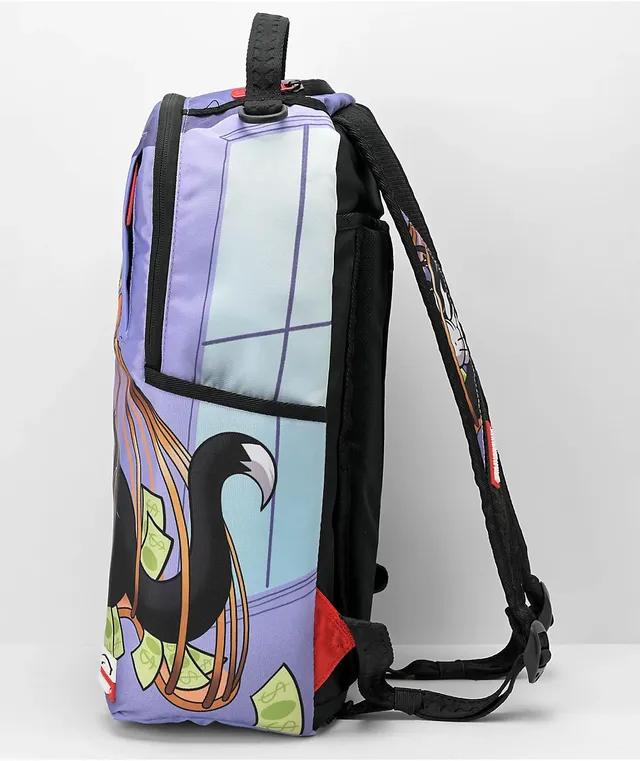 Sprayground x Looney Tunes Tweety VS Sylvester Purple Backpack