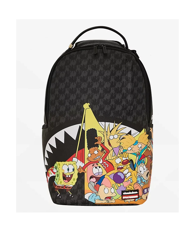 Sprayground x Nickelodeon 90s Crammed Black Backpack at Hamilton