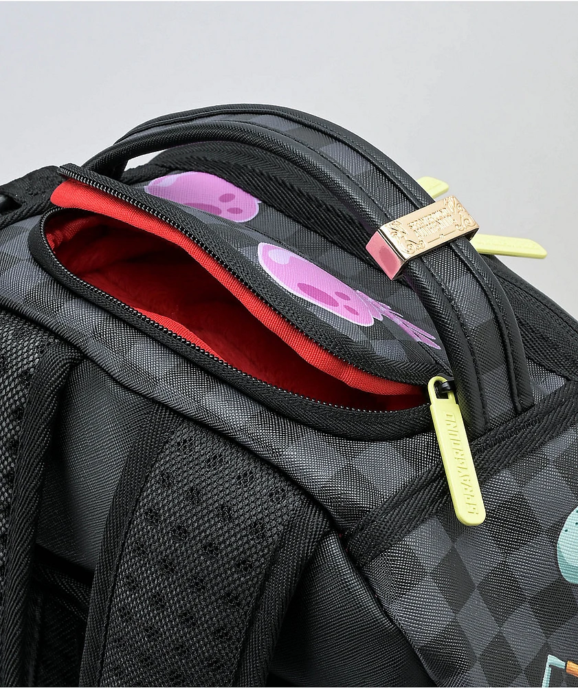 Sprayground x Nickelodeon SpongeBob Bubble Check Black Backpack Mall