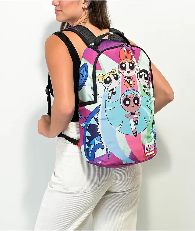 Sprayground x Powerpuff Girls Monster Shark DLX Backpack