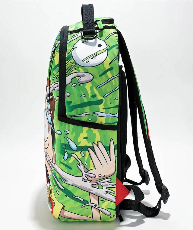 Sprayground backpack rick and morty store