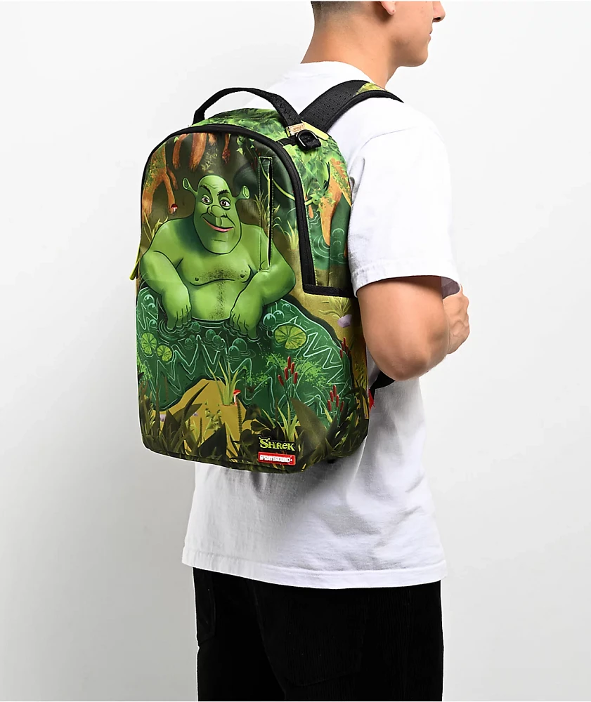 Sprayground x Shrek Wet Swamp Green Backpack at Mall of