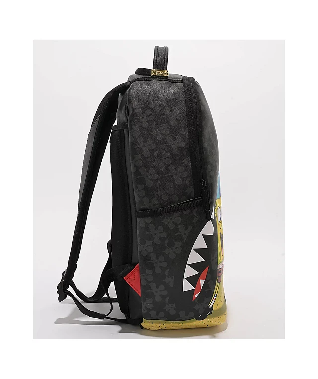 Sprayground x SpongeBob SquarePants Black Backpack | Liberty