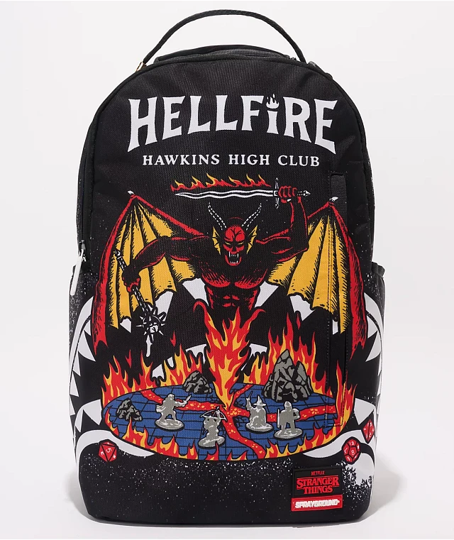 Sprayground x Stranger Things Hellfire Backpack | Liberty Center