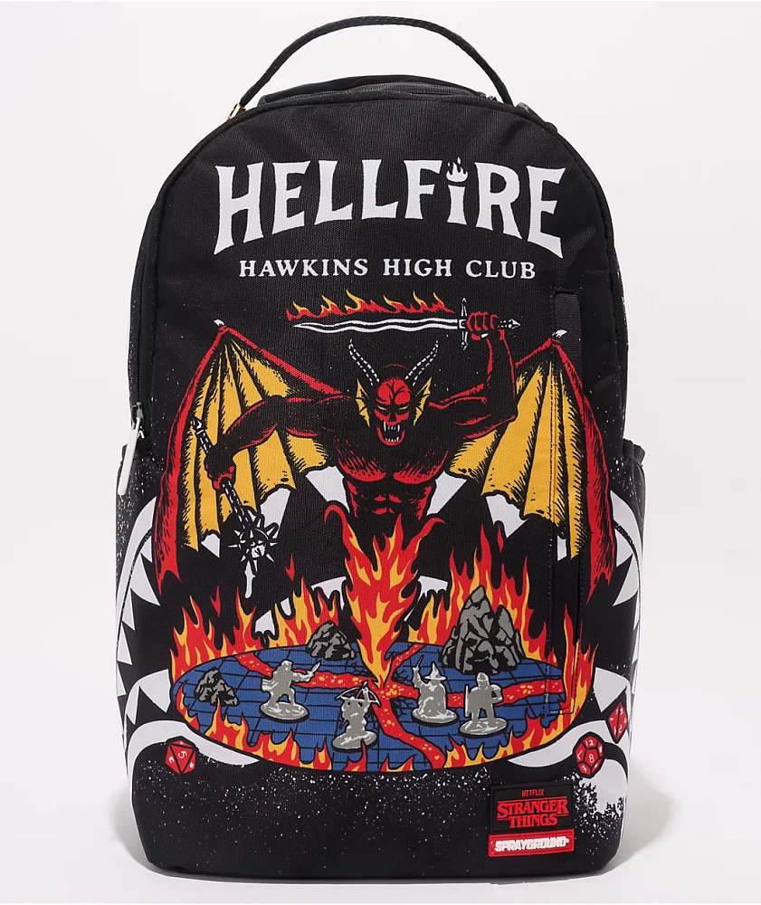Sprayground x Stranger Things Hellfire Backpack | Liberty Center