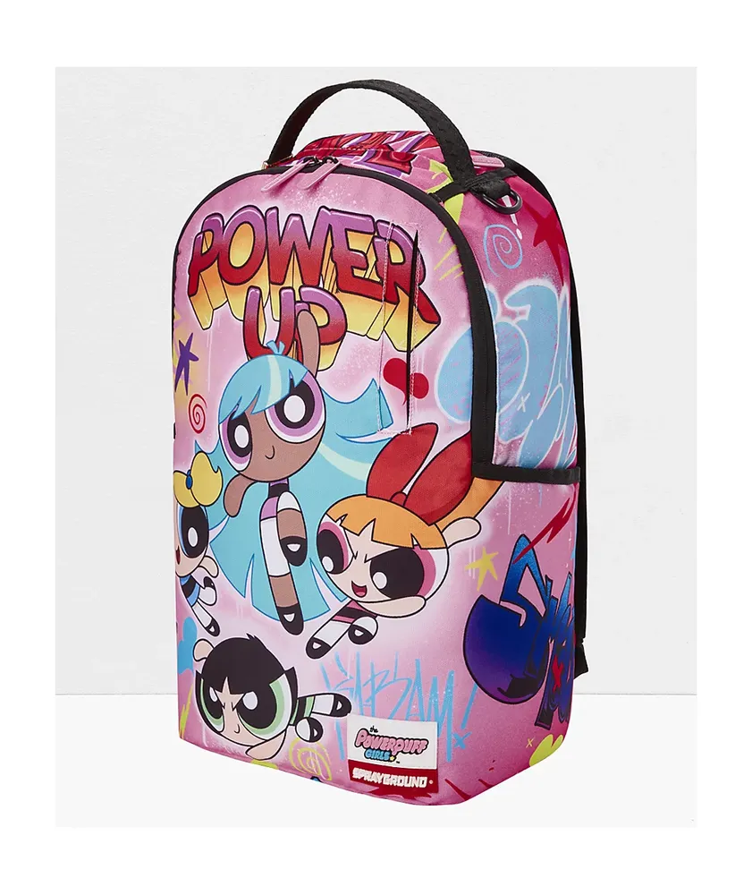 Sprayground x The Powerpuff Girls On The Run Pink Backpack