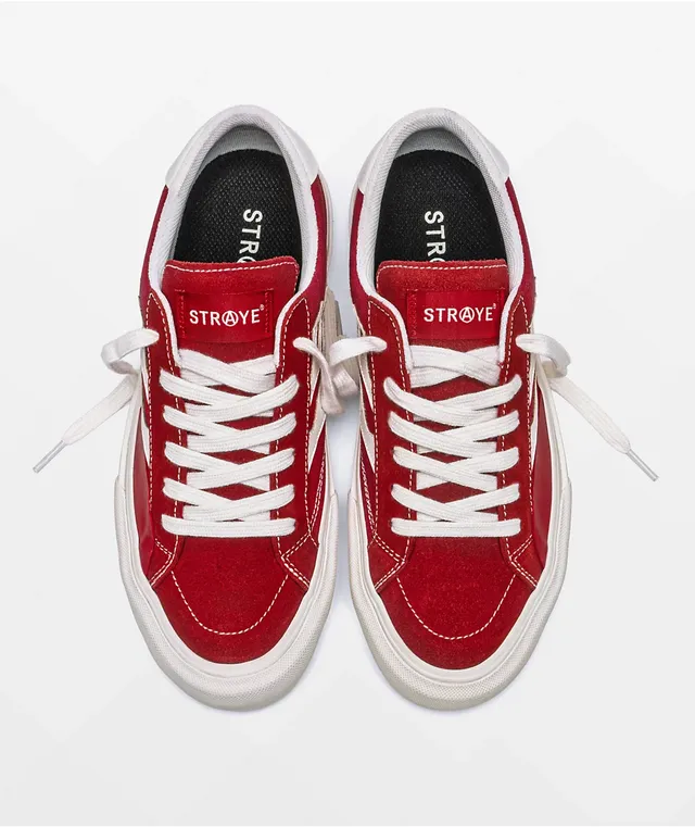 All red outlet skate shoes
