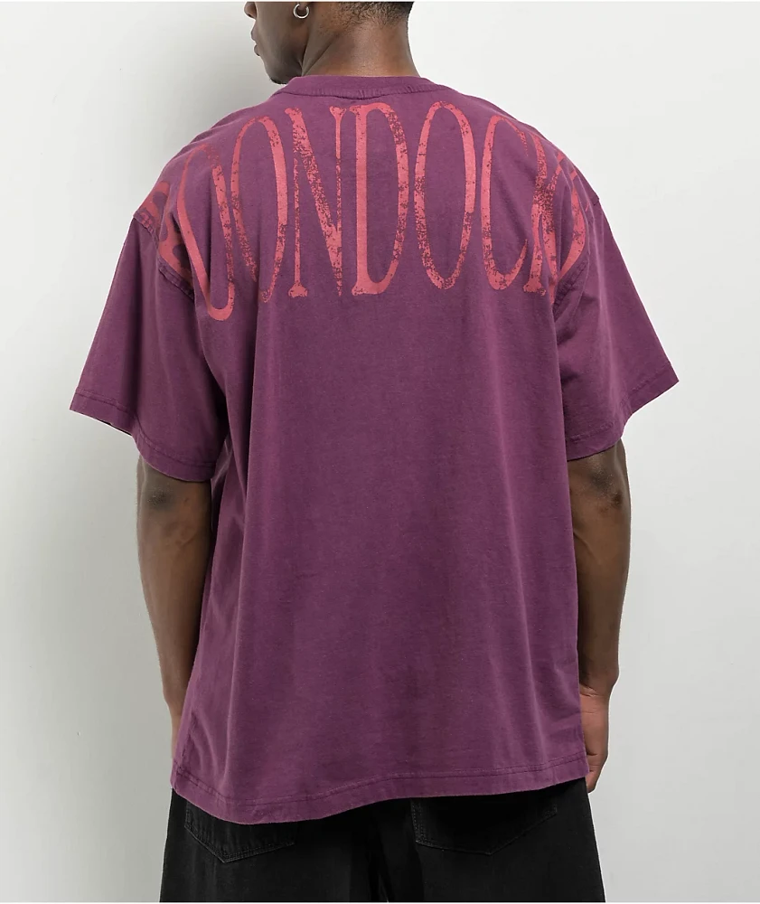 Boondocks The Boondocks Huey Purple Stone Wash T-Shirt | MainPlace