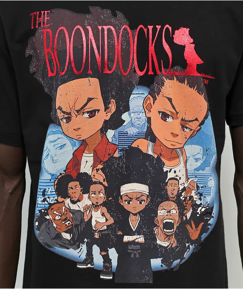 Boondocks The Boondocks Samurai Family Black T Shirt Mall of