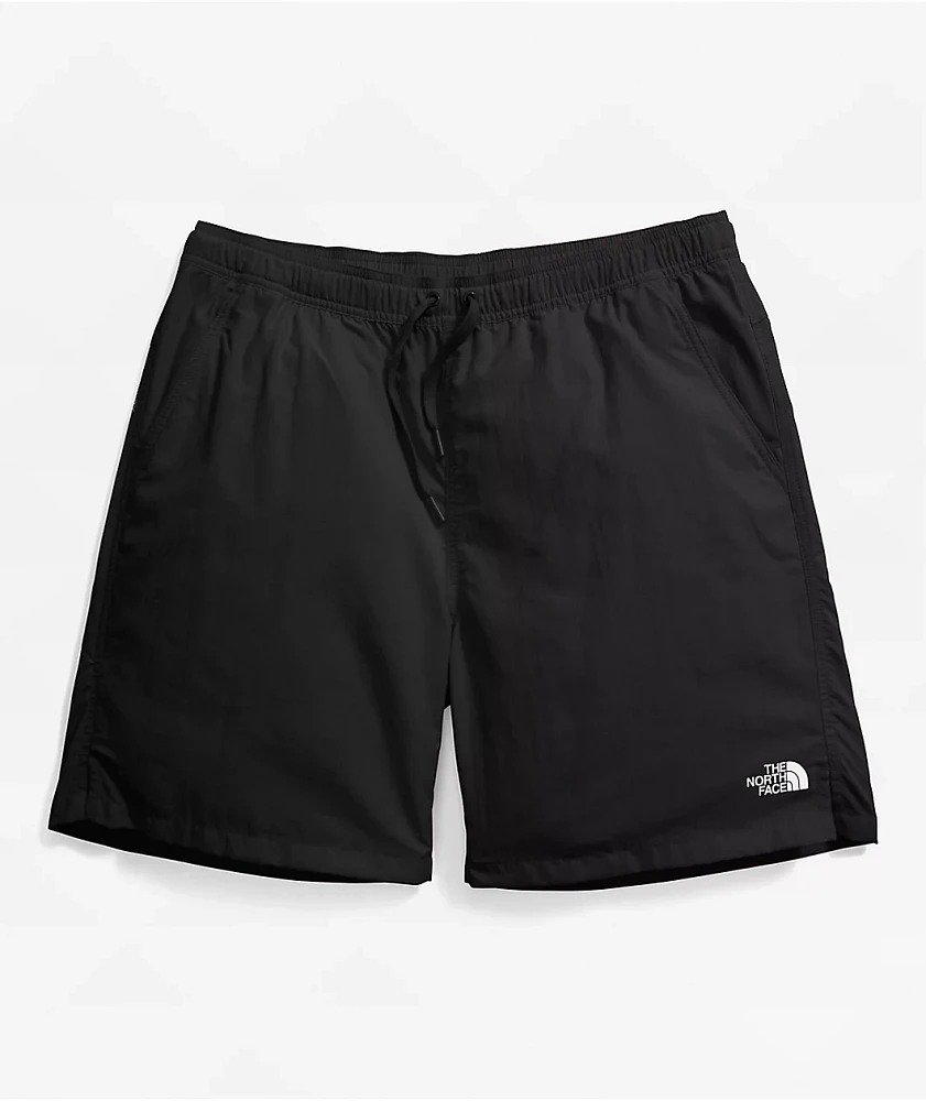 Nylon black shorts online