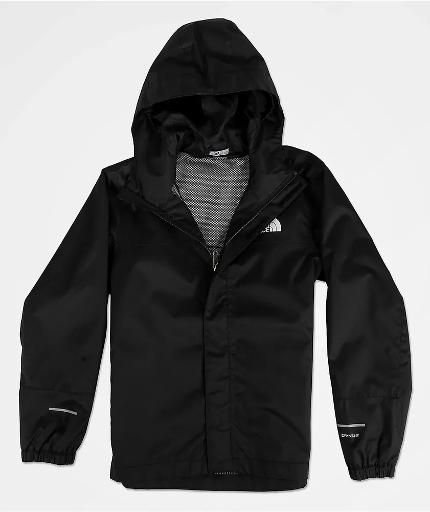 Kids black rain jacket hot sale