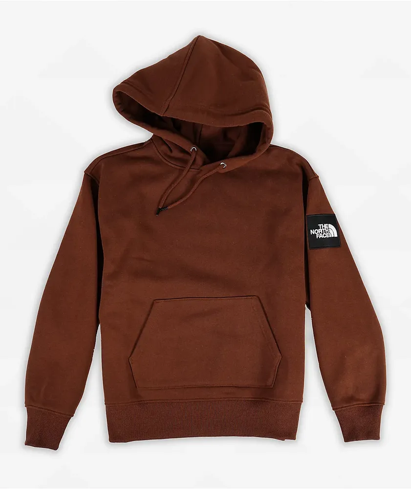 North face brown hoodie 2025