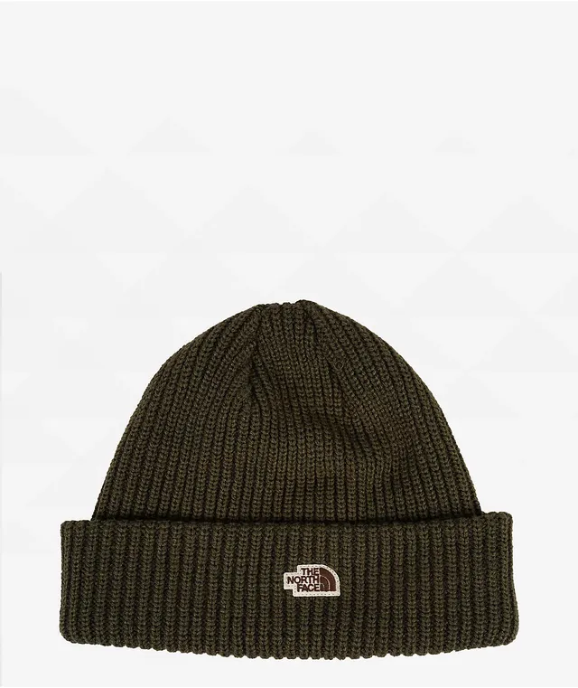 North face salty dog beanie green top