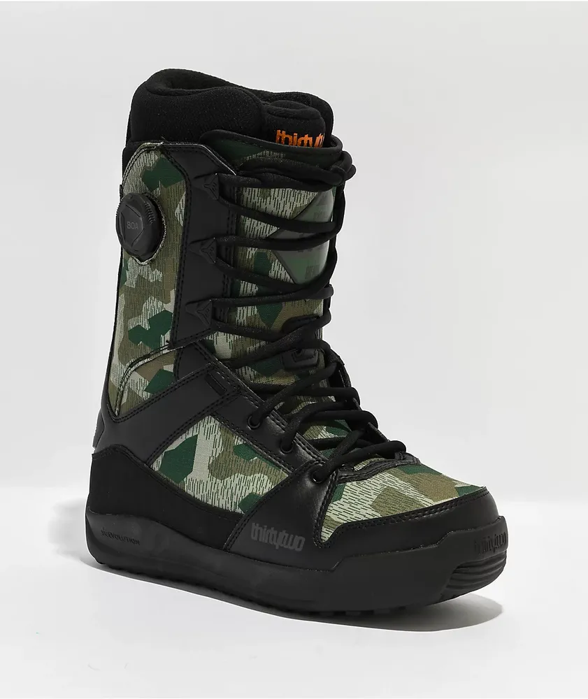 ThirtyTwo Diesel Hybrid Lace & Boa Camo Snowboard Boots 2024 Mall of