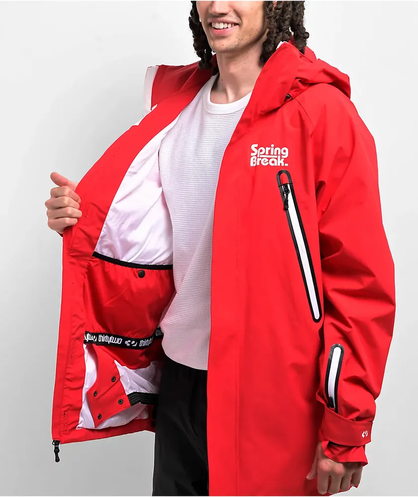 ThirtyTwo Spring Break Red 20K Snowboard Jacket Mall of America