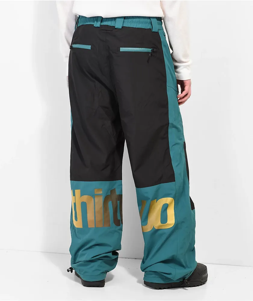 ThirtyTwo Sweeper Green 15K Snowboard Pants 2023 | Connecticut