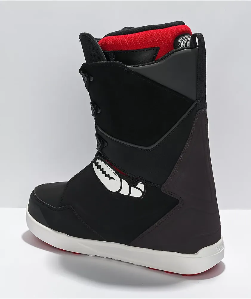 ThirtyTwo x Crab Grab Lashed Black Snowboard Boots 2022 at