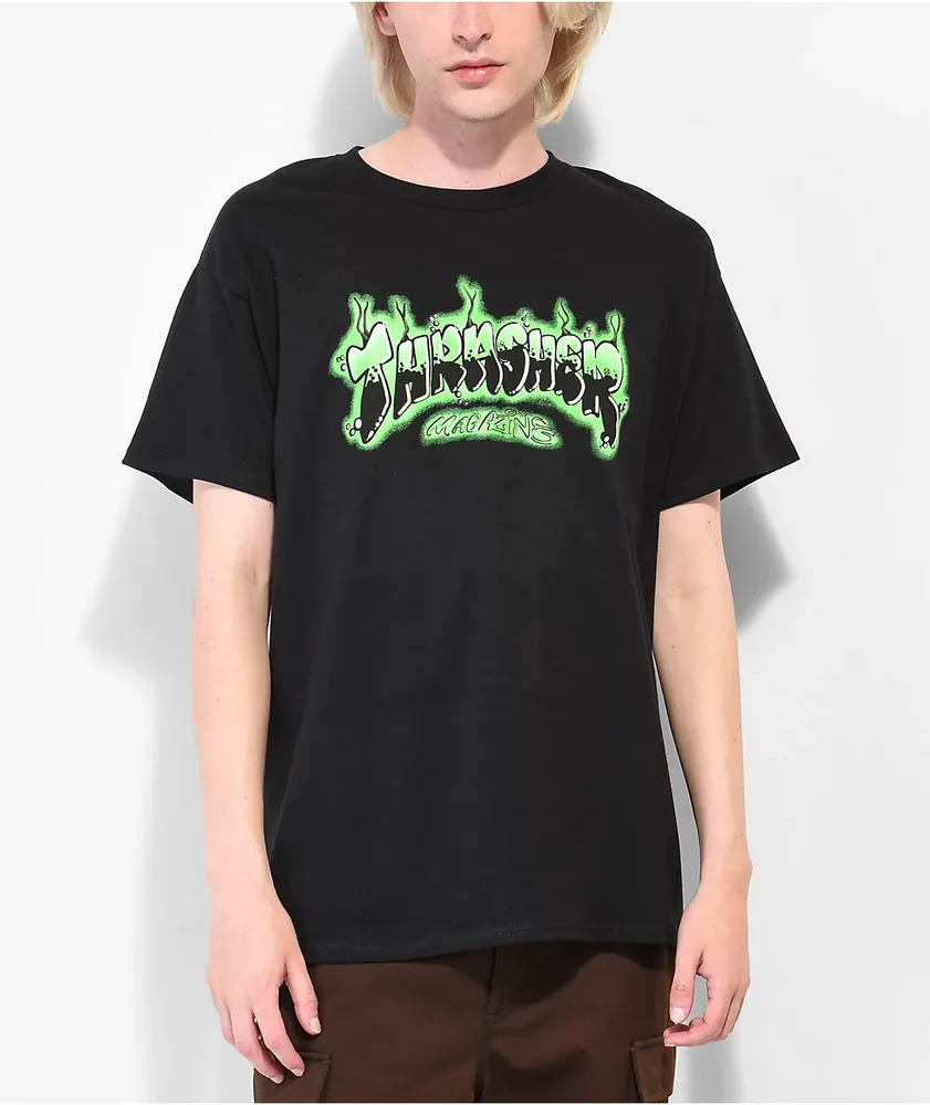 Thrasher Airbrush Black T Shirt Pueblo Mall