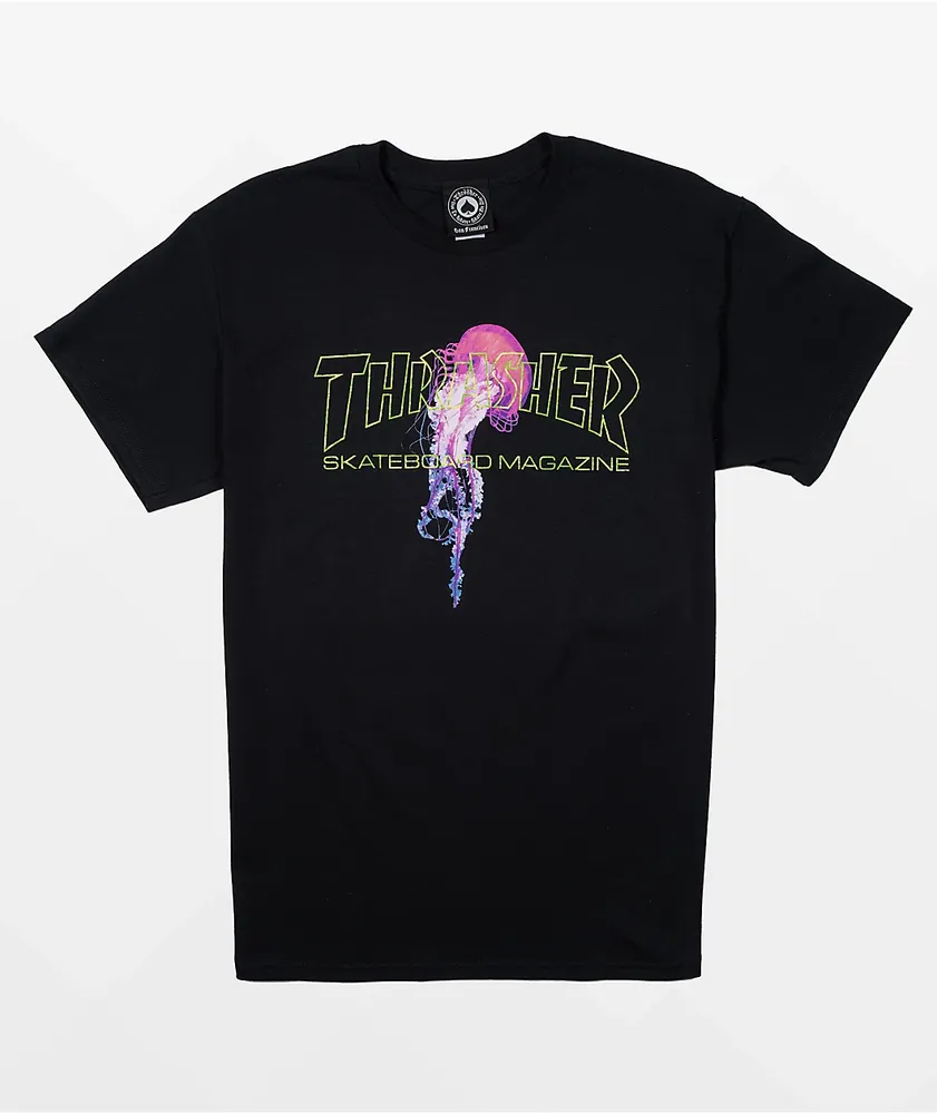 Thrasher Atlantic Drift Black T Shirt Willowbrook Shopping Centre