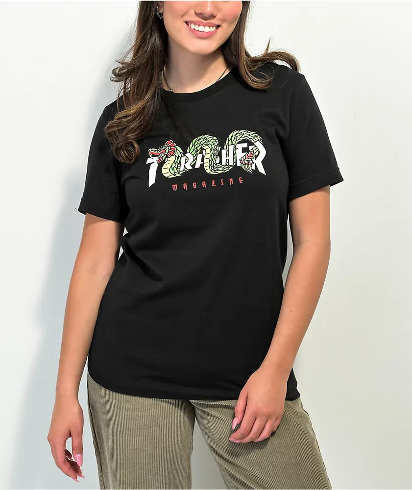 Thrasher Aztec Black T Shirt Pueblo Mall