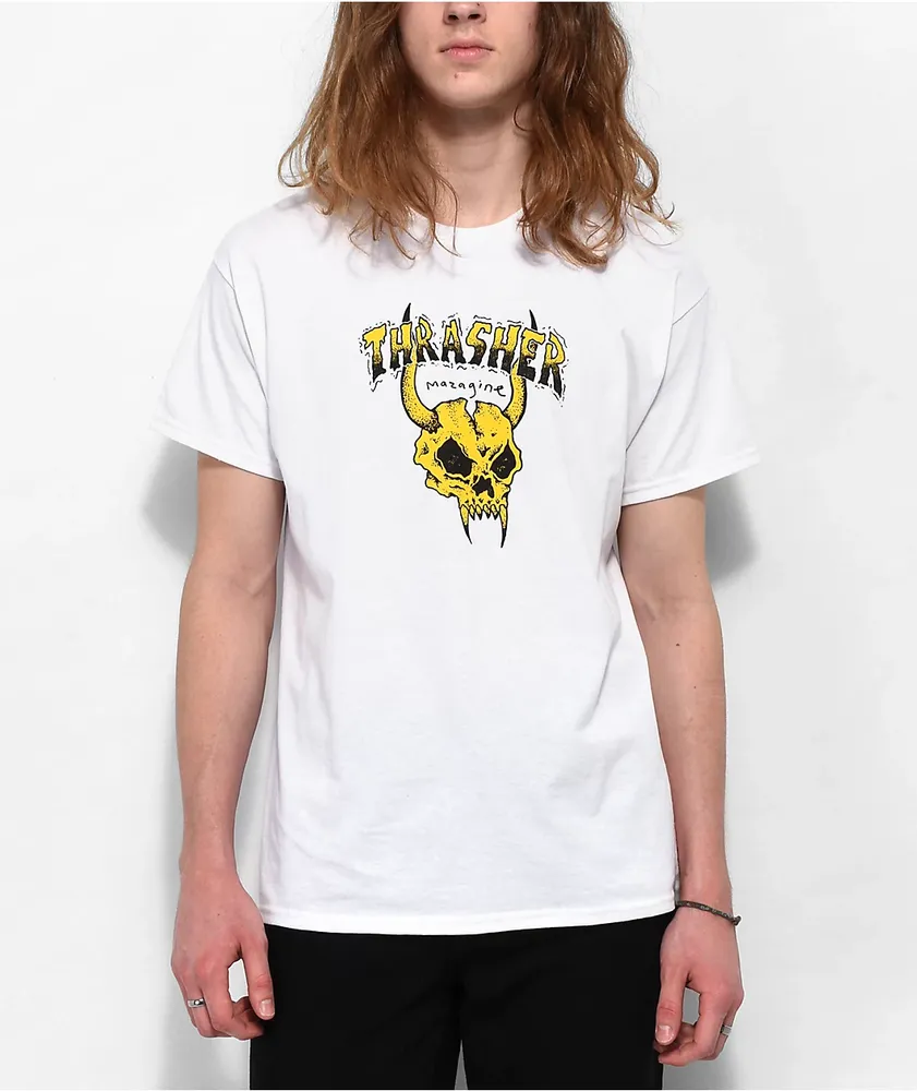 Thrasher coffin shirt top