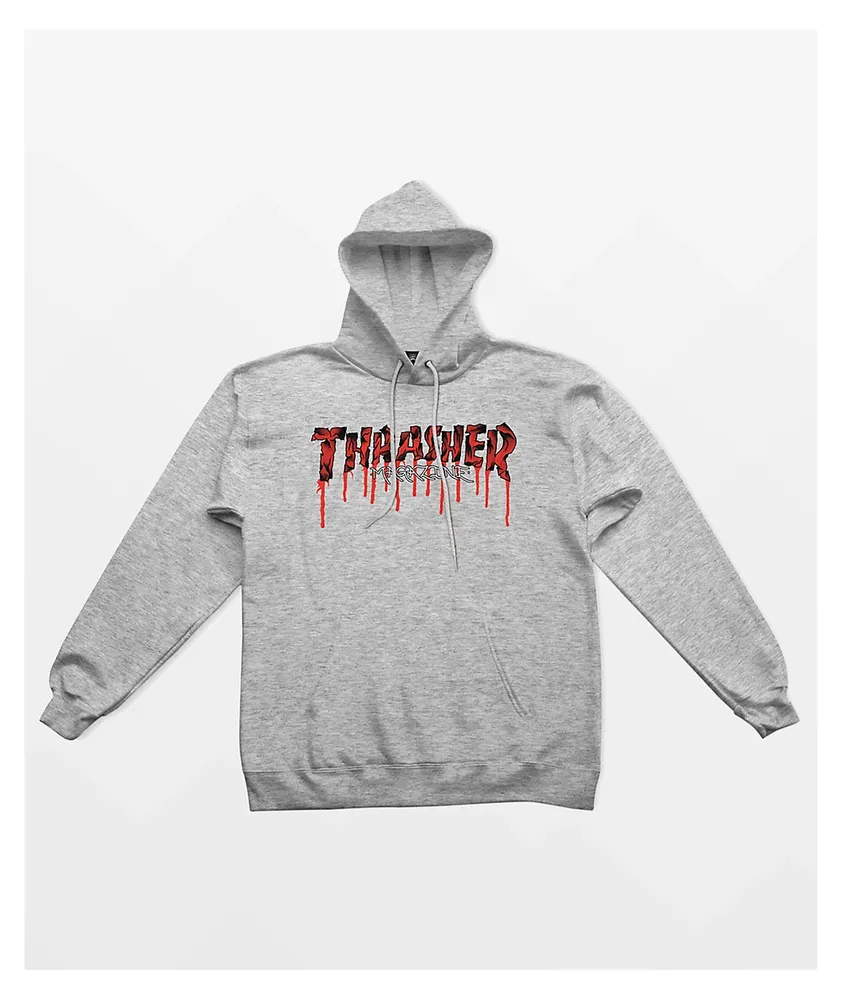 Thrasher hieroglyphic maroon hoodie best sale
