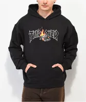 Thrasher Cop Car Black Hoodie | MainPlace Mall