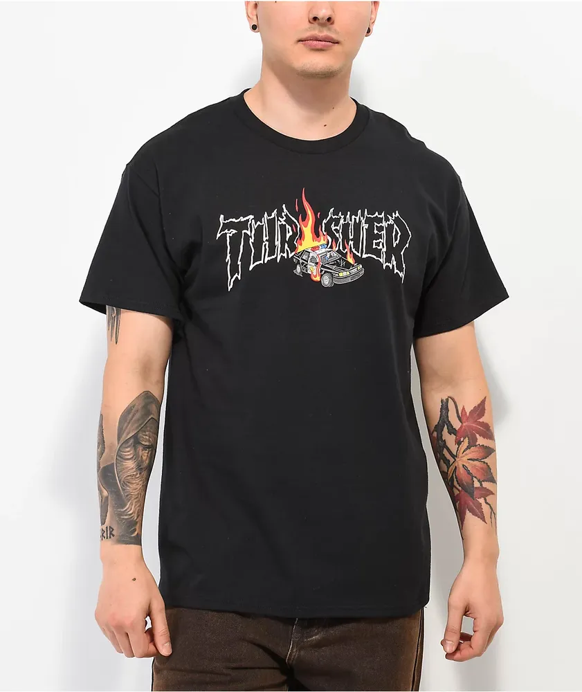 Thrasher shirt hot topic hot sale