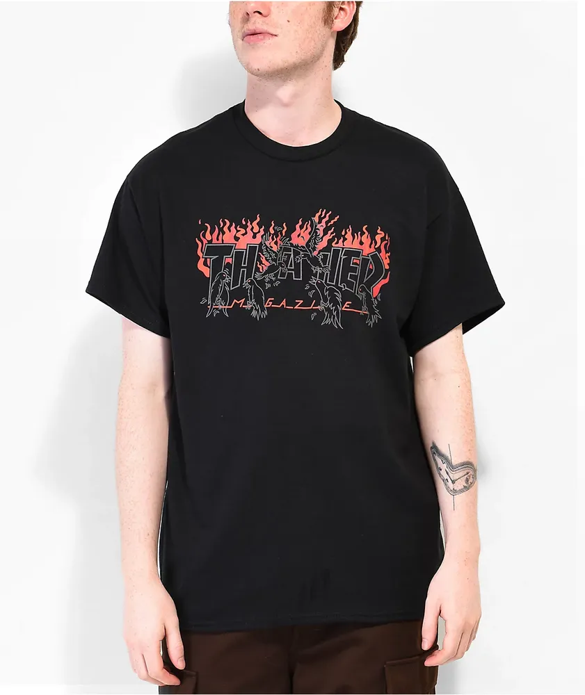 Thrasher Crow Black T Shirt Bramalea City Centre