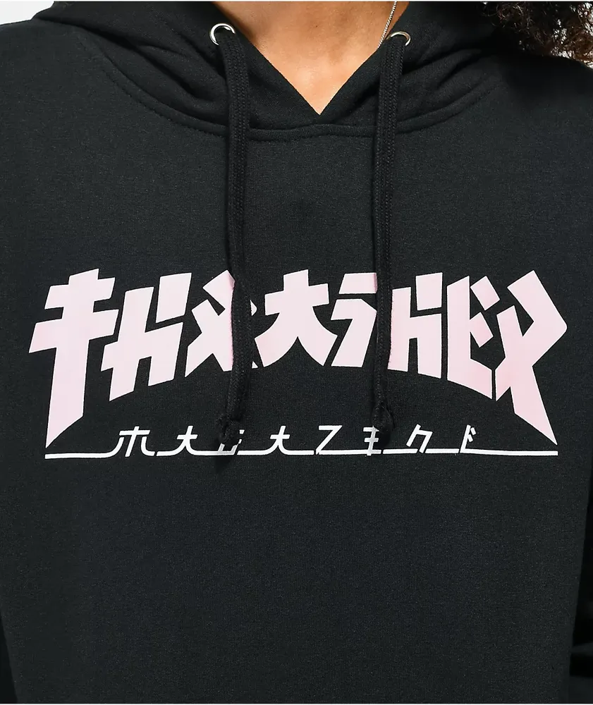 Thrasher godzilla red hoodie discount