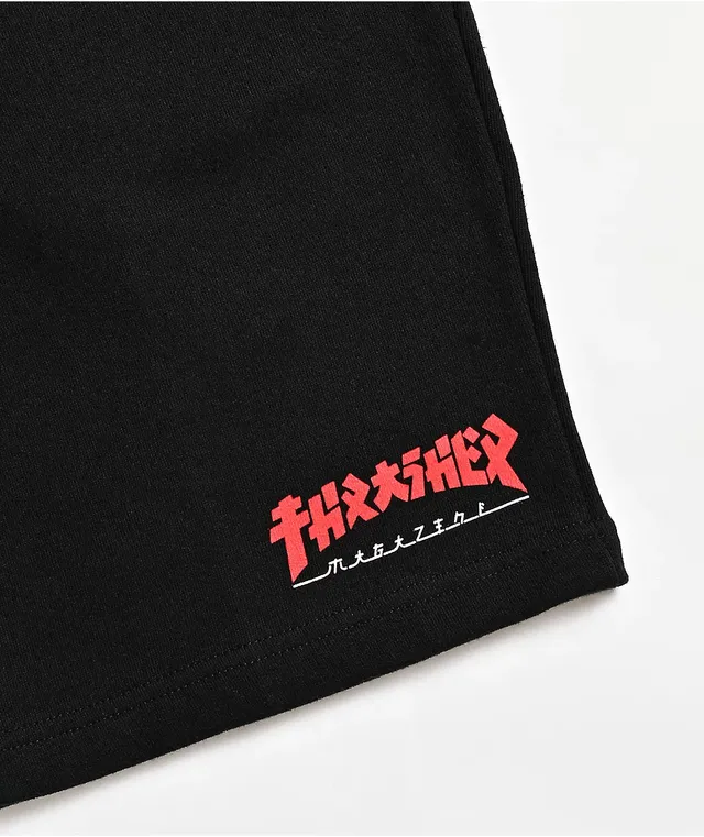 Thrasher Godzilla Black Sweat Shorts CoolSprings Galleria